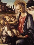 Sandro Botticelli Madonna and Child and Two Angels Spain oil painting reproduction
